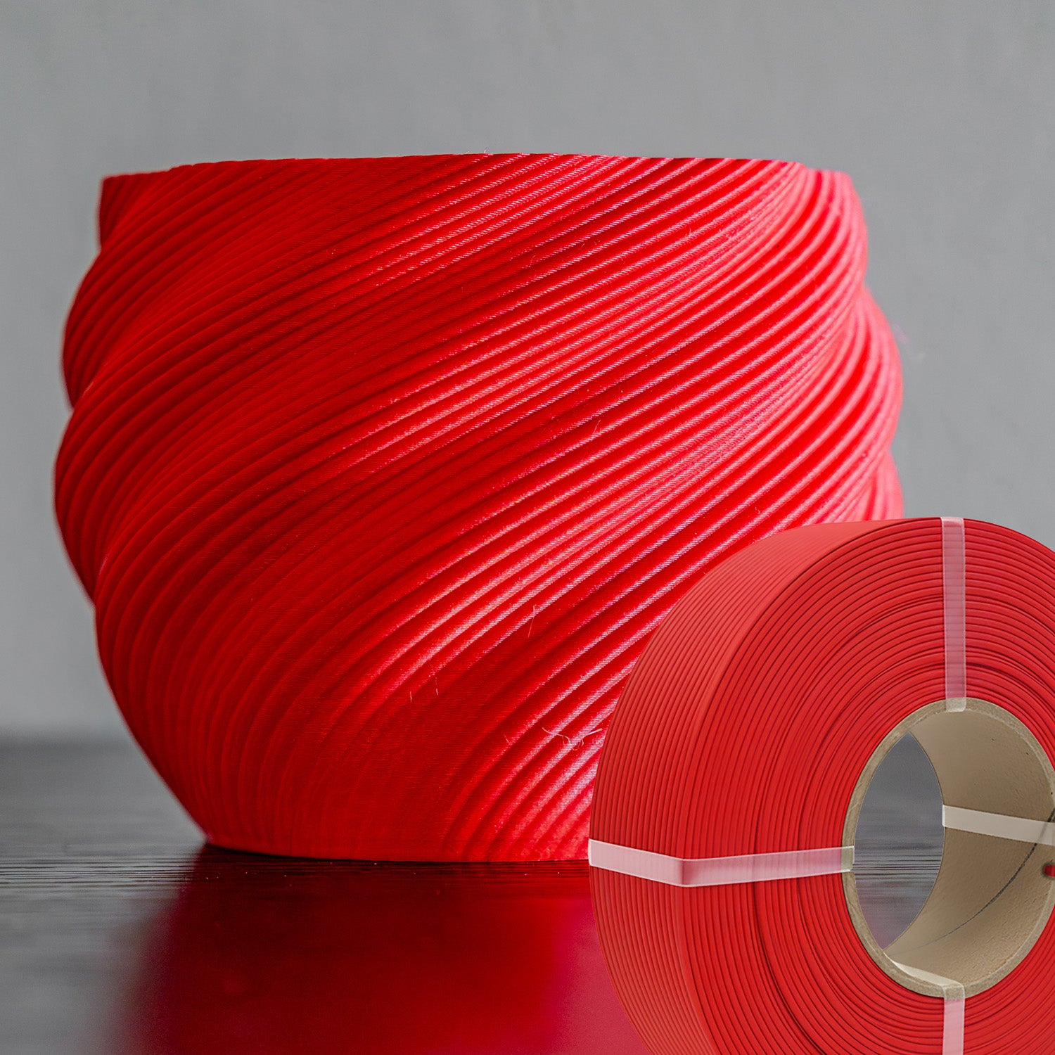 Matte Muted Red Refill — in context