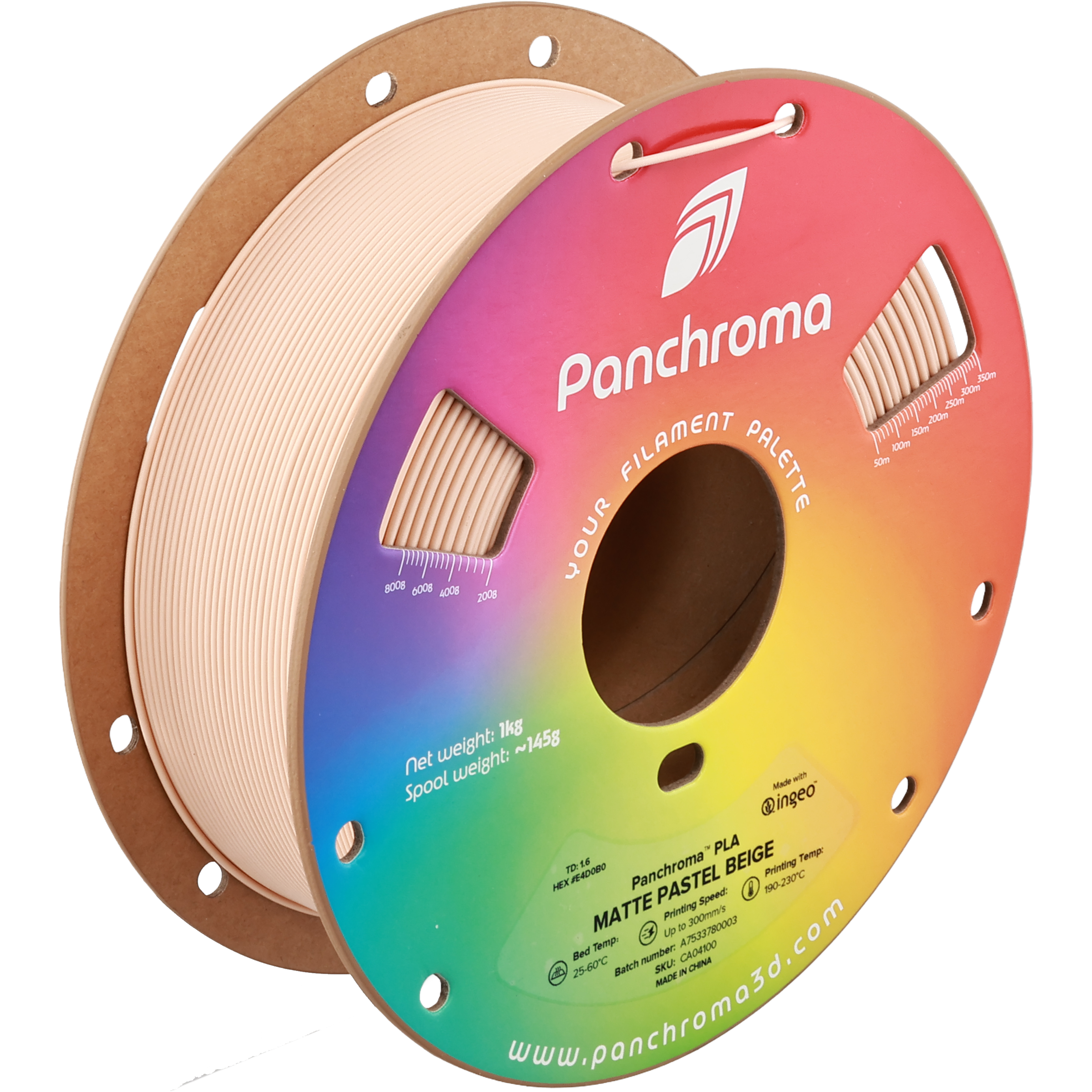 Panchroma™ PLA Matte — Матовый пастельный бежевый