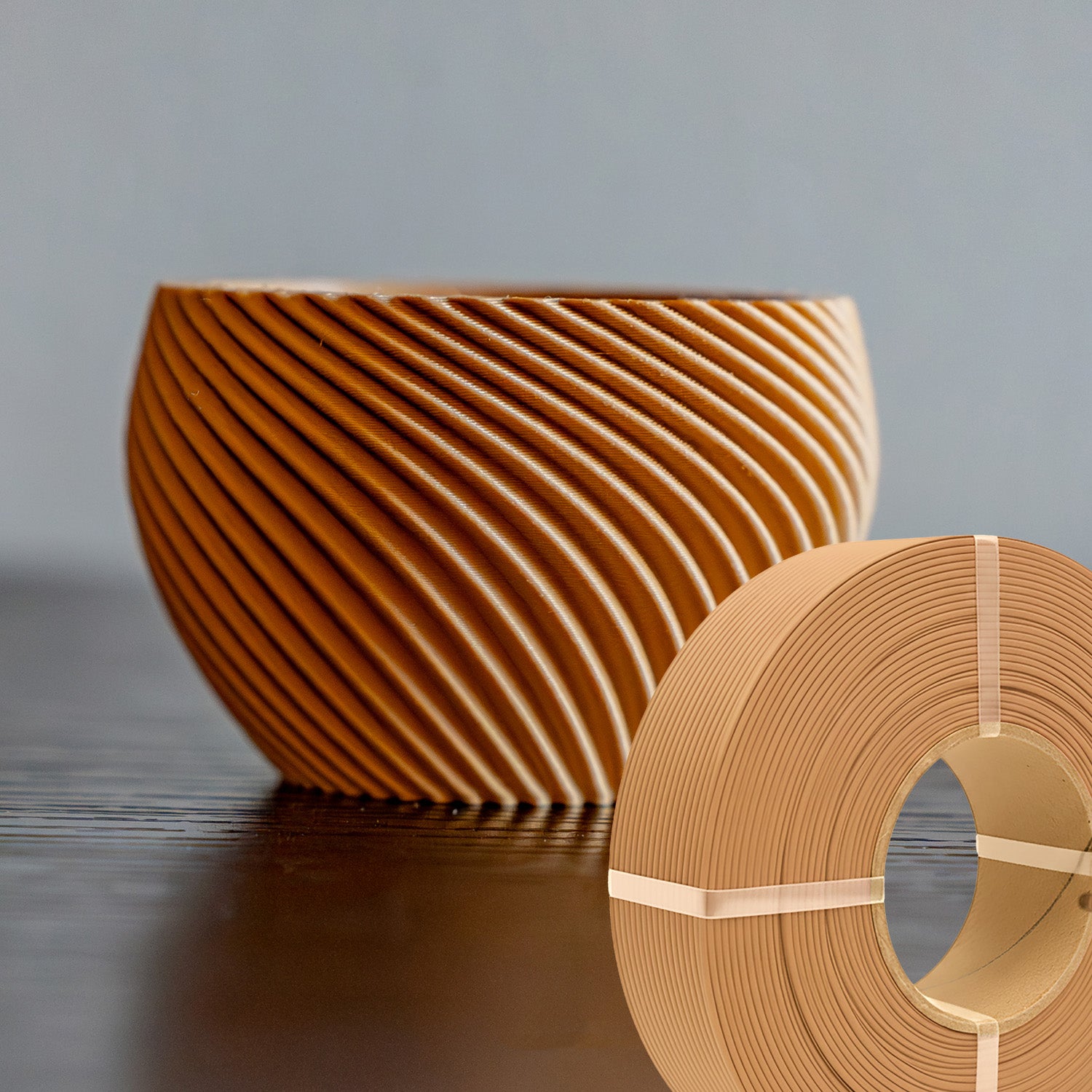 Matte Wood Brown Refill — in context