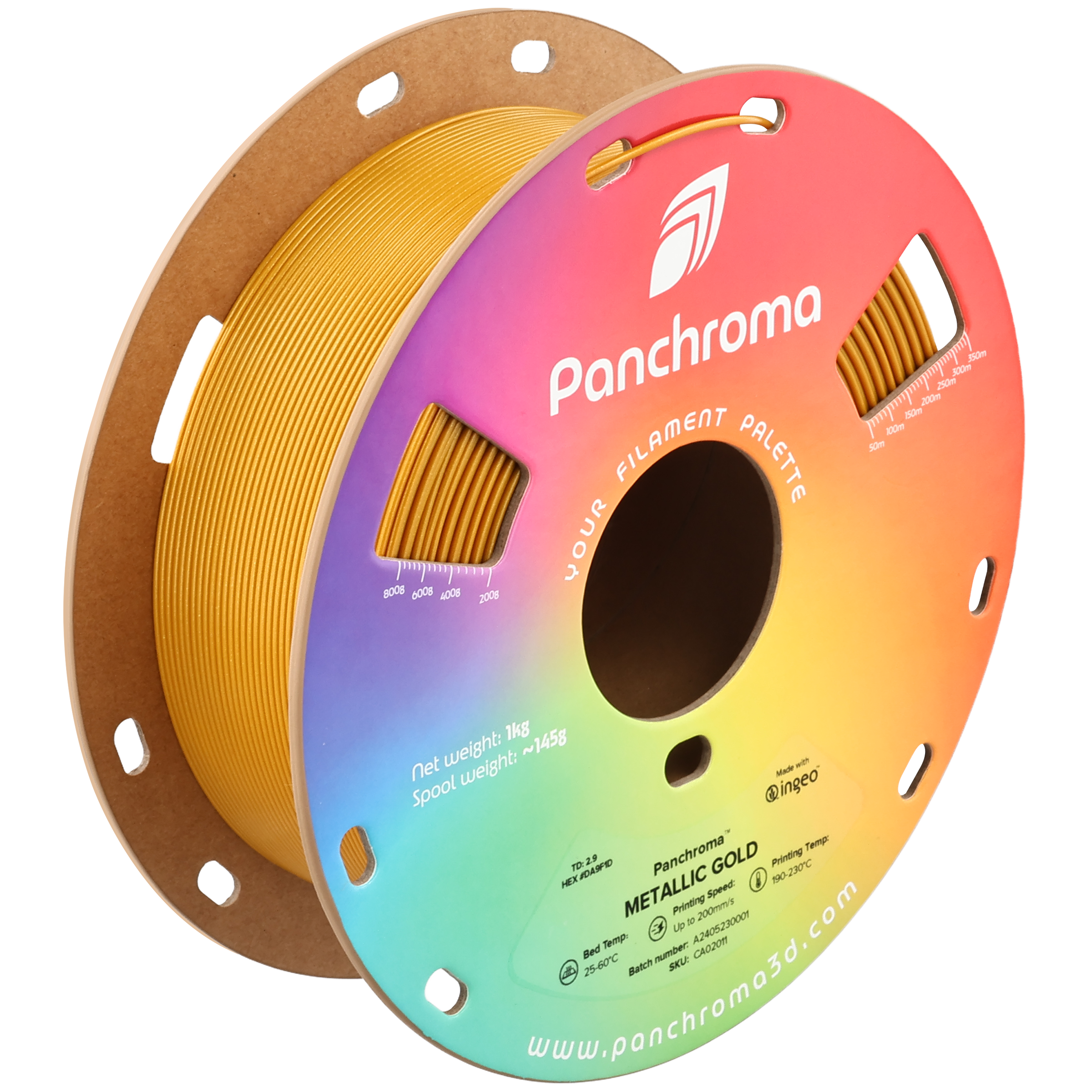Panchroma™ PLA Metallic — Металлическое золото