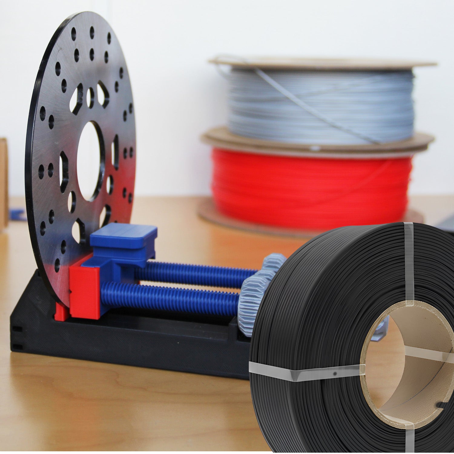Panchroma Black Refill — in context with spool holder